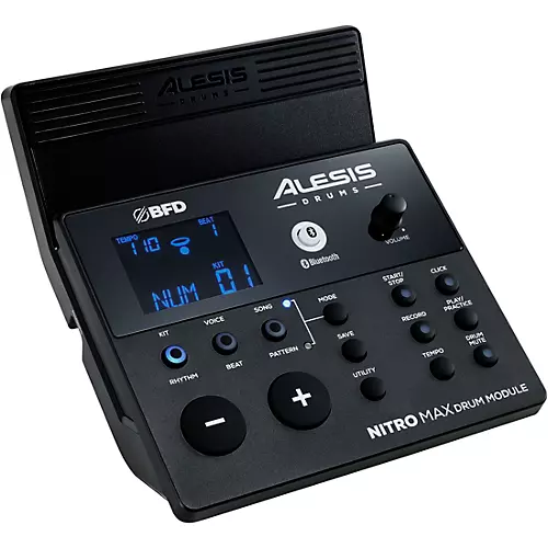 Alesis Nitro Max 8-Piece Electronic Drum Set With Bluetooth and BFD Sounds Red