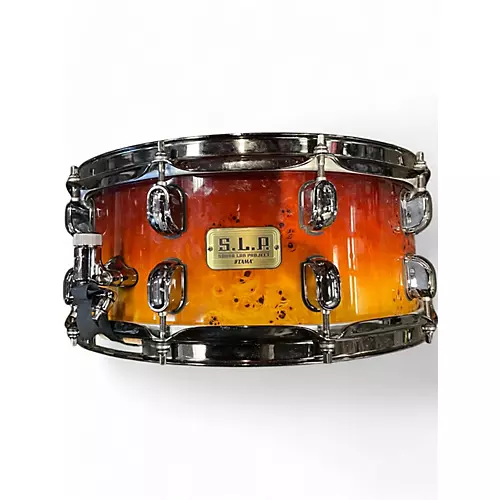 Used TAMA 14in S.L.P G-Kapur Amber Sunset Fade Drum Amber Sunset Fade 33