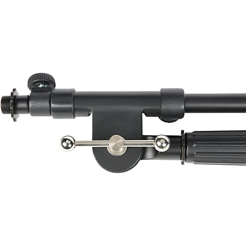 Musician's Gear Tripod Mic Stand With Telescoping Boom Black