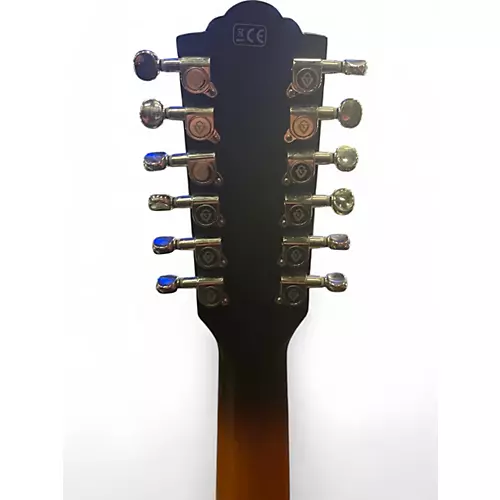 Used 2024 Guild f2512CE deluxe Brown Sunburst 12 String Acoustic Guitar Brown Sunburst