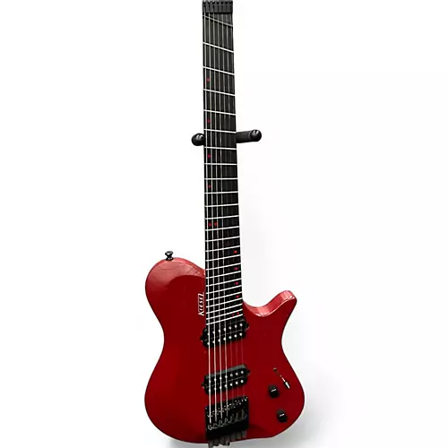 Used Kiesel Zeus 7 Red Solid Body Electric Guitar Red
