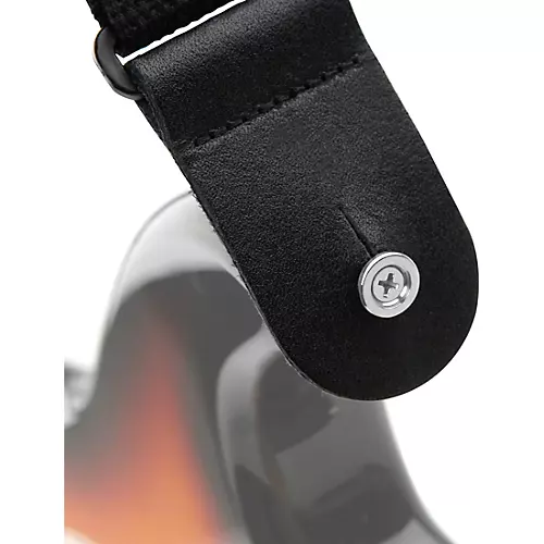 D'Addario Metal Guitar Strap Buttons Black