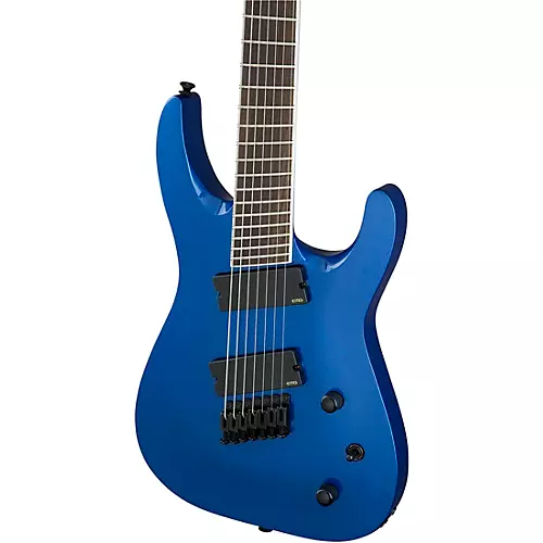 Jackson X Series Soloist SLAT7 7-String Multi-Scale Electric Guitar Blue Metallic