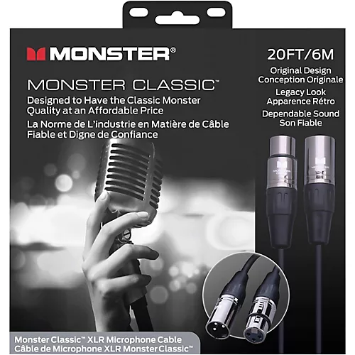 Monster Cable Prolink Classic Microphone Cable 30 ft. Black