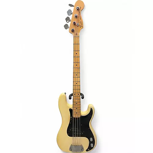 Vintage 1978 Fender American Precision Bass Blonde Electric Bass Guitar Blonde