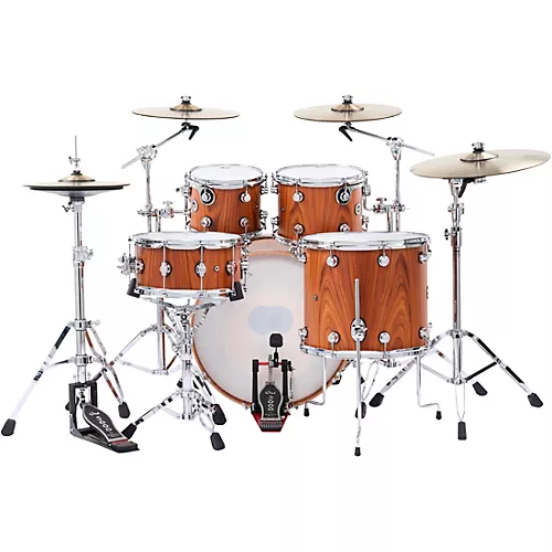 DW DWe Wireless Acoustic-Electronic Convertible 5-Piece Drum Set Bundle With 22