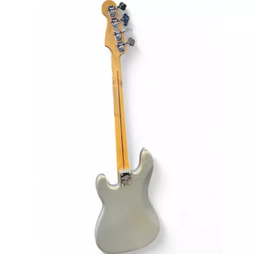 Used 2020 Fender Player Precision Bass Silver Electric Bass Guitar Silver