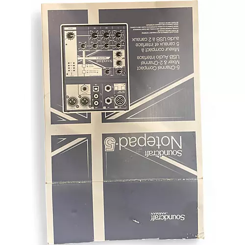 Used Soundcraft Notepad-5 Unpowered Mixer