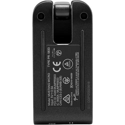 Fender Mustang Micro Guitar Headphone Amp Black