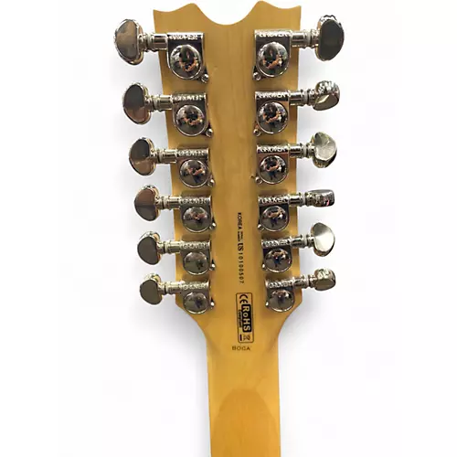 Used Dean Boca 12 Amber Solid Body Electric Guitar Amber