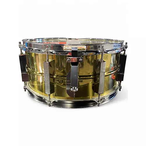Used TAMA 14X6.5 POWER BRASS BRASS Drum BRASS 213