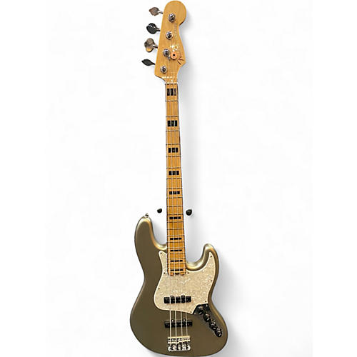 Used 2018 Fender American Elite Jazz Bass CHAMPAGNE Electric Bass Guitar CHAMPAGNE
