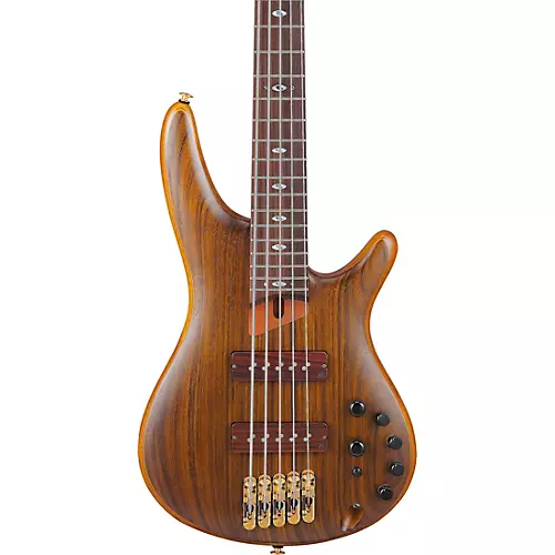 Ibanez Prestige SR5505 5-String Electric Bass Guitar Mocha Flat