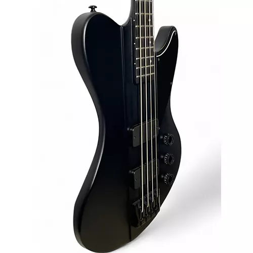 Used Schecter Guitar Research ultra bass Black Electric Bass Guitar Black