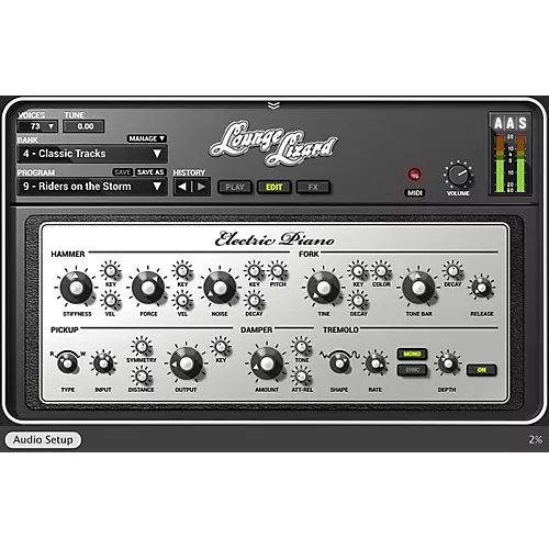 Applied Acoustics Systems Lounge Lizard EP-4 Electric Piano Virtual Instrument