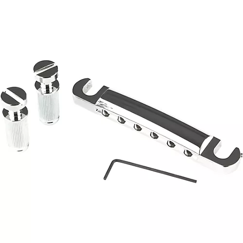 TonePros T1ZSA Aluminum Featherweight Locking Tailpiece Nickel