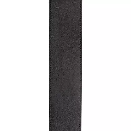 D'Addario Comfort Leather Auto Lock Guitar Strap Black 3 in.