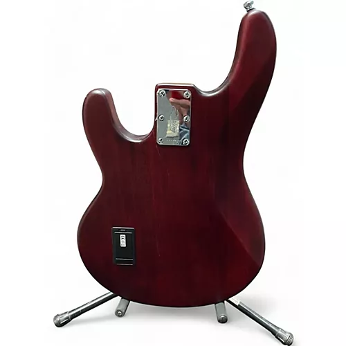 Used Sterling by Music Man Sting Ray Brown Electric Bass Guitar Brown