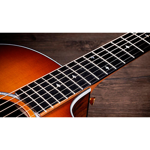 Taylor 214ce DLX Ziricote Special-Edition Grand Auditorium Acoustic-Electric Guitar Shaded Edge Burst