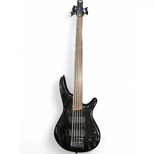 Used Ibanez SR405 5 String Black Electric Bass Guitar Black