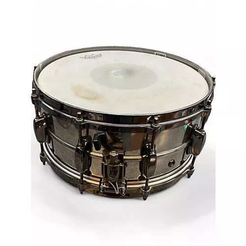 Used TAMA 14in CHARLIE BENANTE SIGNATURE PALLETTE Silver Drum Silver 33