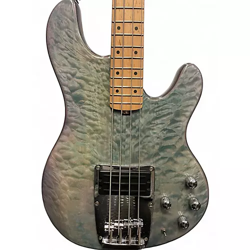 Used Ibanez ATK700 Blue Burst Electric Bass Guitar Blue Burst