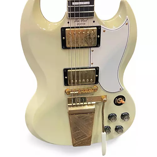 Used Gibson CUSTOM SHOP 1963 SG/LES PAUL Alpine White Solid Body Electric Guitar Alpine White