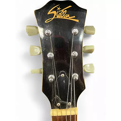 Used Stella Les Paul Red Electric Guitar Red