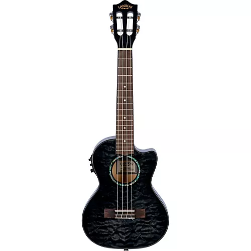 Lanikai QM-CET Quilted Maple Tenor with Kula PreampAcoustic Electric Ukulele Natural