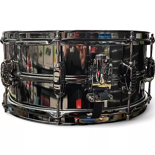 Used TAMA 14X5.5 Metalworks Snare Charcoal Drum Charcoal 211