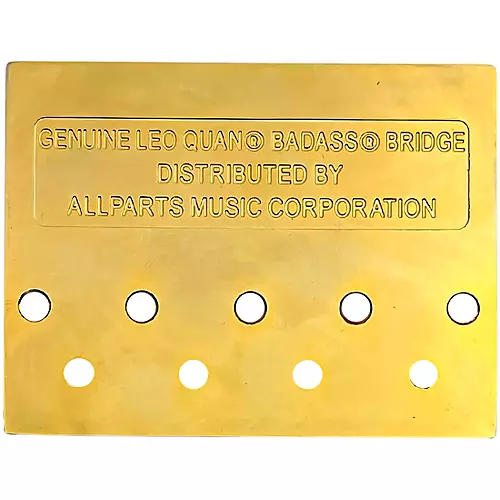Leo Quan Badass II 4-String Bass Bridge, Grooved Saddles Nickel