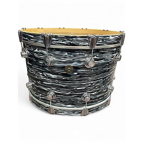 Used DW 3 Piece JAZZ SERIES BLACK OYSTER GLASS Drum Kit BLACK OYSTER GLASS