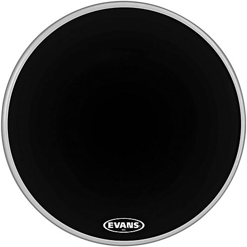 Evans MX2 Black Marching Bass Drum Head Black 30 in.