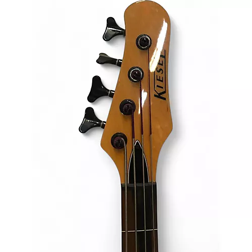 Used Kiesel Jb4 Fretless Ocean Burst Electric Bass Guitar ocean burst