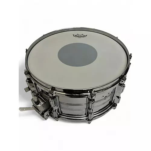 Used 2010s TAMA 6.5X14 Imperialstar Snare Drum Black And Silver Black and Silver 15