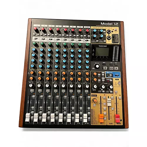Used TASCAM Model 12 Powered Mixer