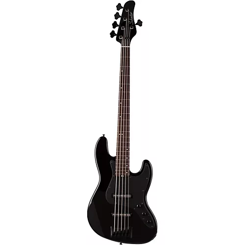 Schecter Guitar Research J-5 Rosewood Fingerboard 5-String Bass Gloss Black