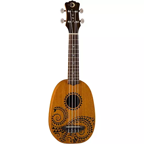 Luna Tattoo Pineapple Soprano Ukulele Mahogany
