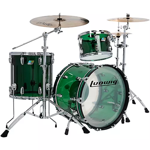 Ludwig Vistalite 50th Anniversary Fab 3-Piece Shell Pack With 22