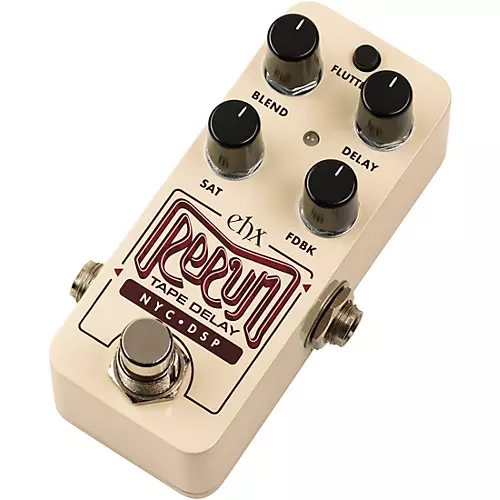 Electro-Harmonix Rerun Tape Delay Effects Pedal Cream