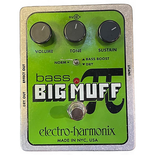 Used Electro-Harmonix Big Muff Bass Distortion Bass Effect Pedal