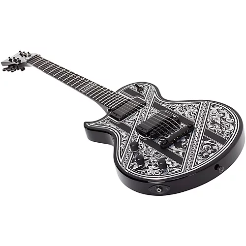 Schecter Guitar Research Solo-II Przym Palladium Left Handed Electric Guitar Gloss Black