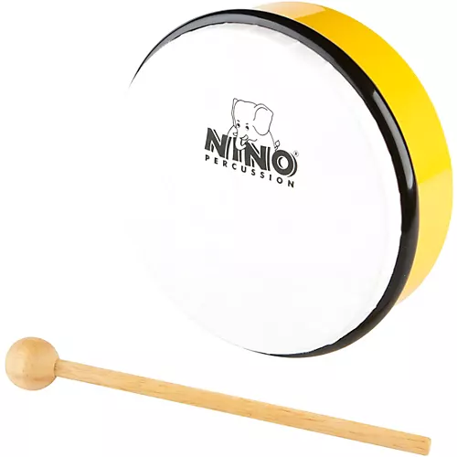 Nino Hand Drum with Beater Yellow 6 in.