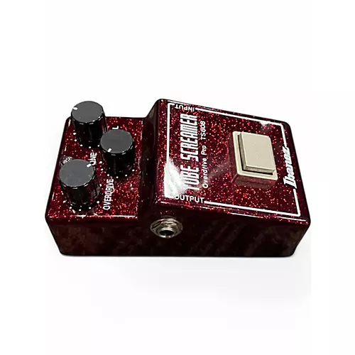 Used Ibanez TS808 Tube Screamer 40th Anniversary Red Sparkle Effect Pedal