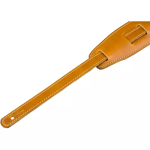 Fender Long Mustang Saddle Leather Guitar Strap Cognac 2.5 in.