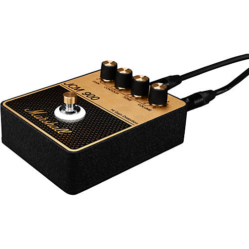 Marshall JCM900 Distortion and Gain Effects Pedal Black and Gold