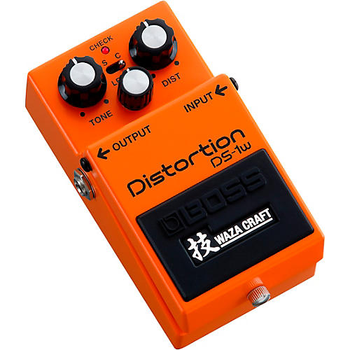 BOSS DS-1W Waza Craft Distortion Effects Pedal Orange
