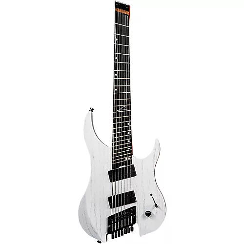 Legator G7FP Ghost Performance 7-String Multi-Scale Electric Guitar Snow Fall