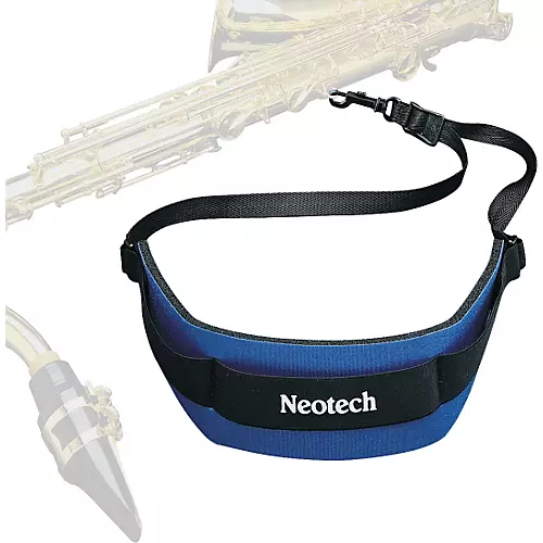 Neotech Soft Sax Strap Black Regular, Open Hook