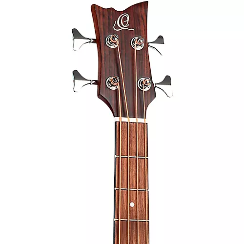 Ortega D7CE 4-String Acoustic Electric Cutaway Bass Guitar Natural